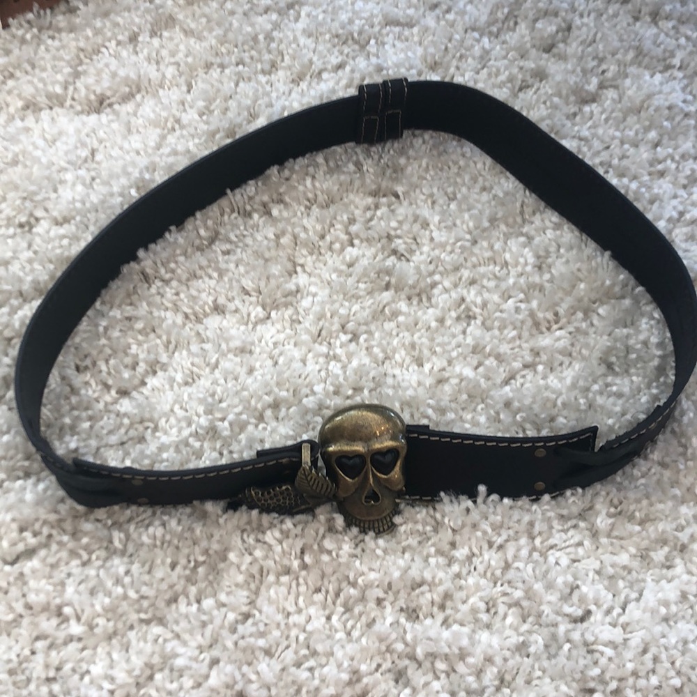 Vintage Betsy Johnson Skull Belt
